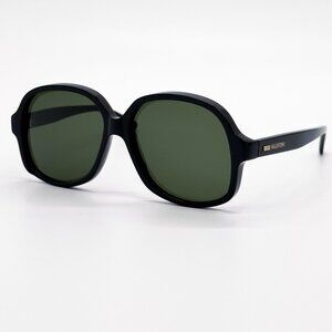 NEW VALENTINO SUNGLASSES VLS-177A BLACK GREEN WOMEN EYEWEAR